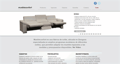 Desktop Screenshot of muebleconfort.es